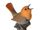 奈良県鳥 【 駒鳥　こまどり 】/ 野鳥フィギュア　コマドリ 画像2